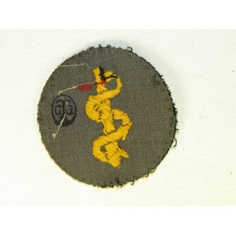 Wehrmacht sleev patch for Medical service, enlisted ranks. Espenlaub militaria